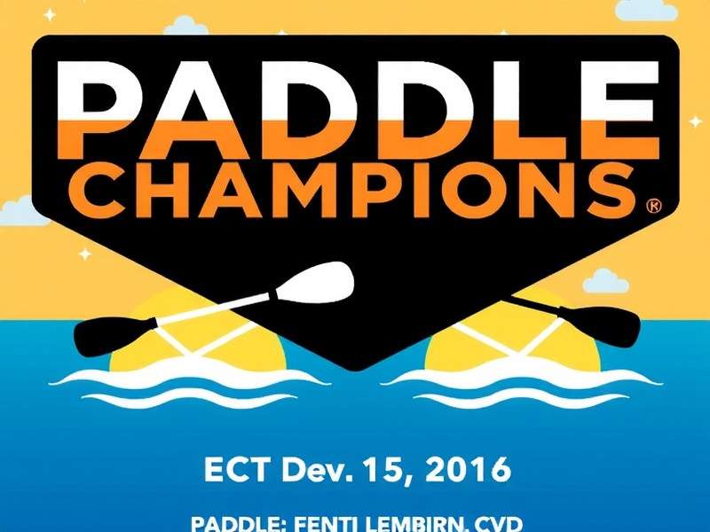 Paddle Champions Event Banner